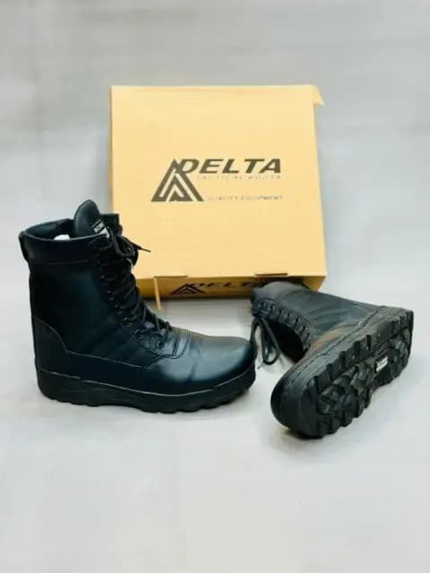 Men's Military Style Knee High Boots