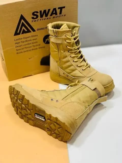 Men's SWAT Tactical Boots – Beige
