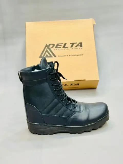 Men's Military Style Knee High Boots