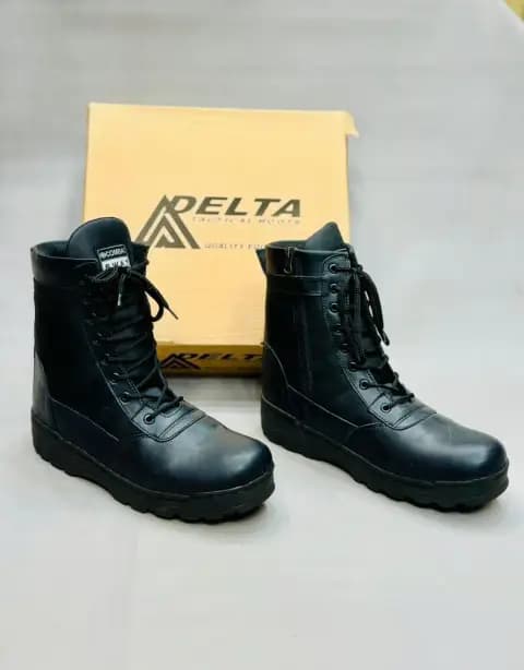 Men's Military Style Knee High Boots